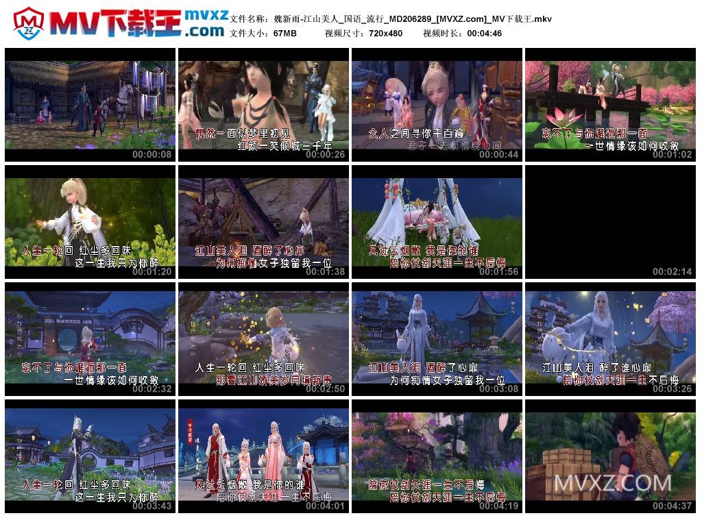 魏新雨-江山美人_国语_流行_MD206289